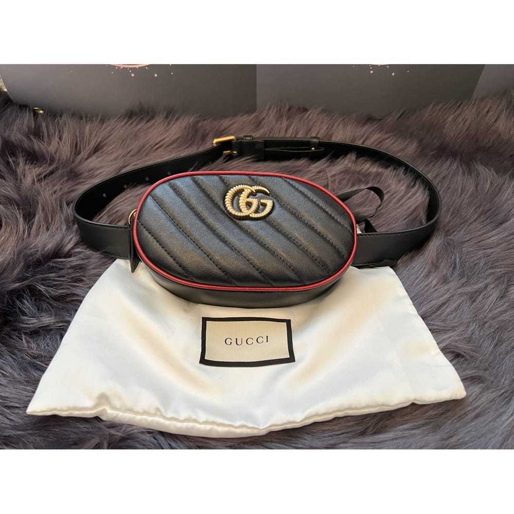 Gucci Gg Marmont Oval leather handbag - image 6