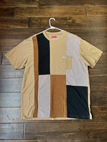 Supreme patchwork 2024 pocket tee