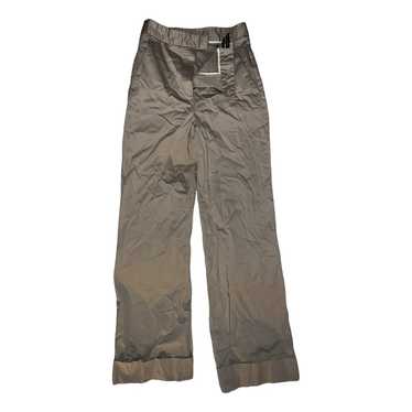 Massimo Dutti Velour Velvet Brown Pants Size 6