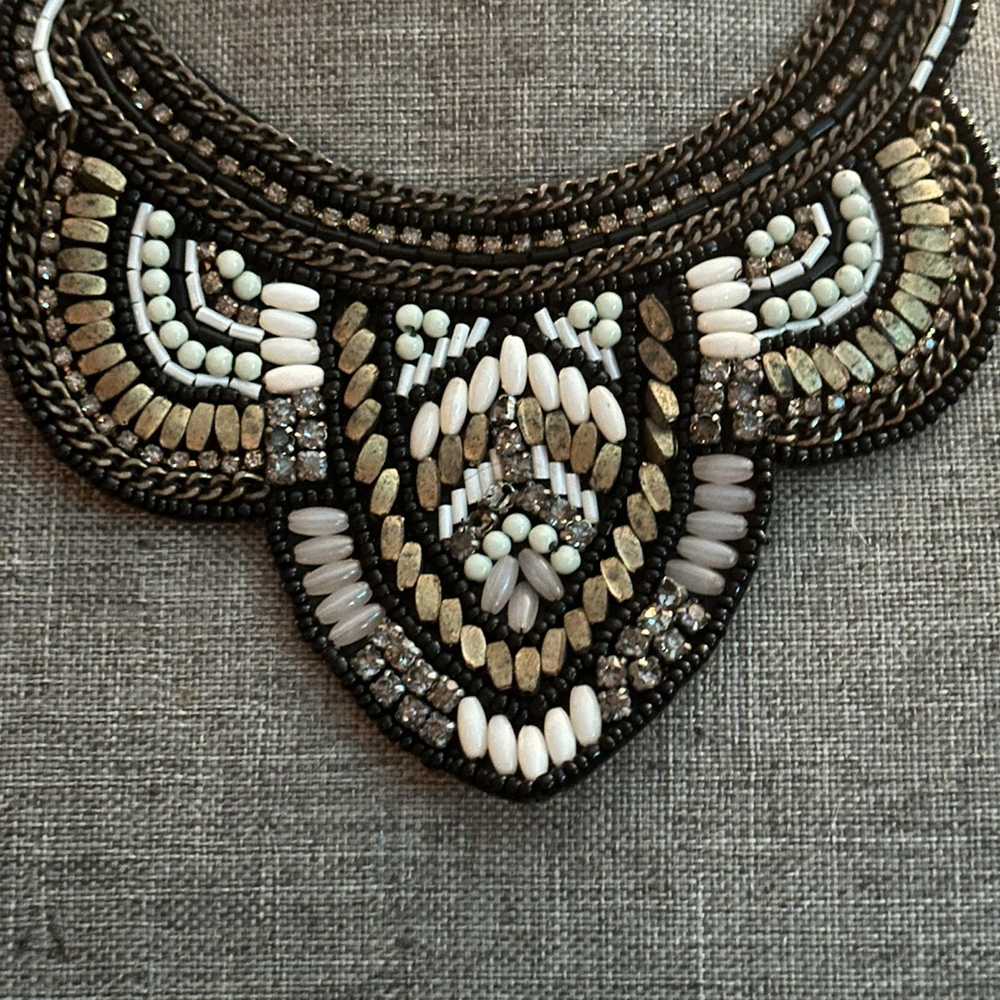 Other Boho beaded bib necklace - image 4