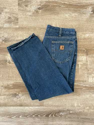 Carhartt × Streetwear × Vintage Carhartt navy Jean