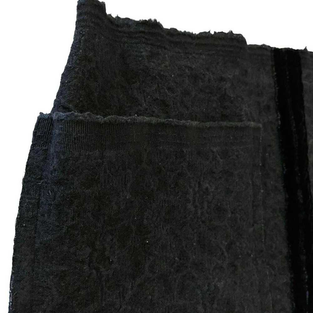 Lanvin Lanvin Runway Vintage Gray Wool Black Velv… - image 8