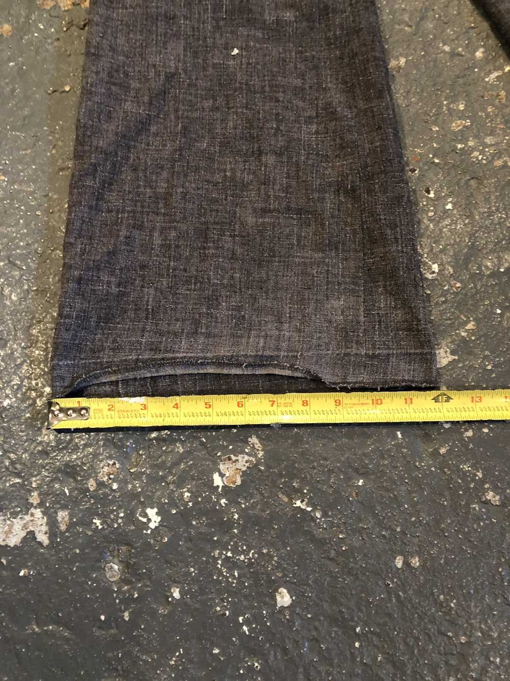 Vintage Flared Straight-Cut Tweed Trousers - image 6