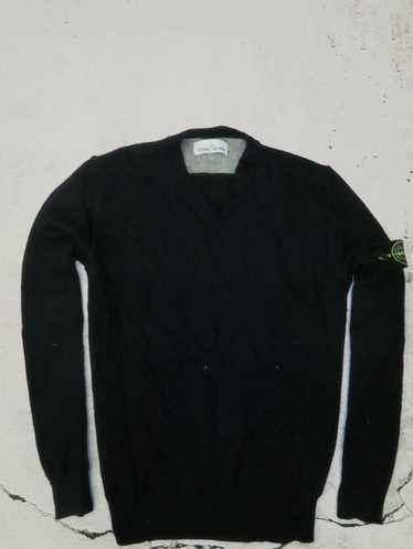 Stone Island Stone Island L/XL wool sweater V neck - image 1