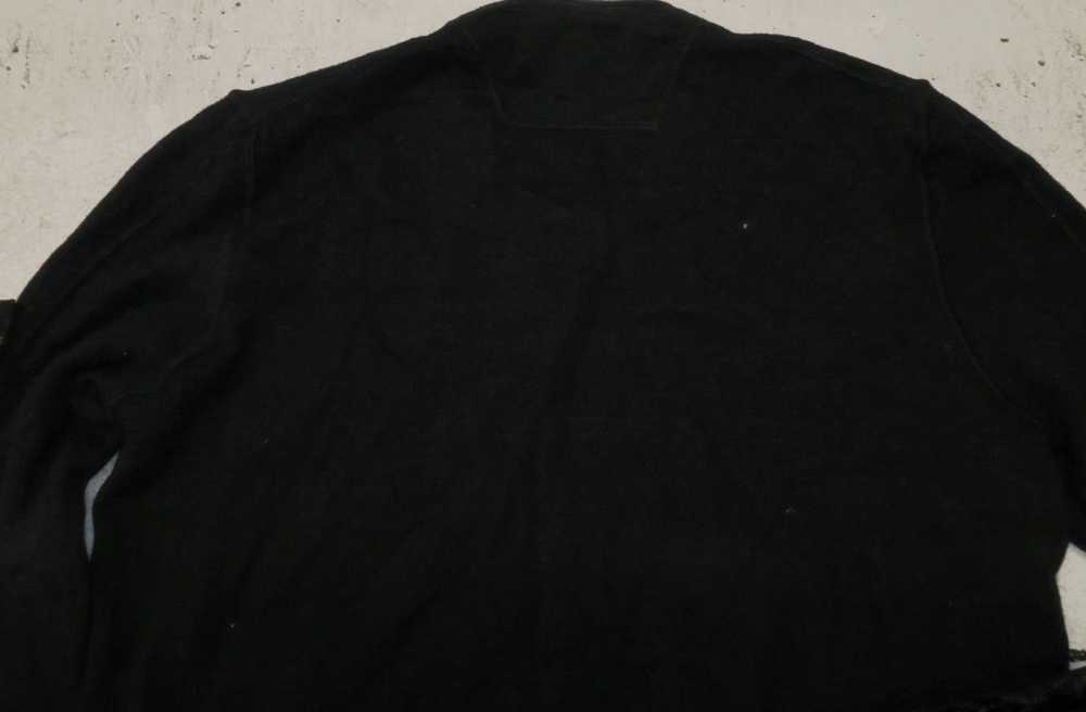 Stone Island Stone Island L/XL wool sweater V neck - image 5