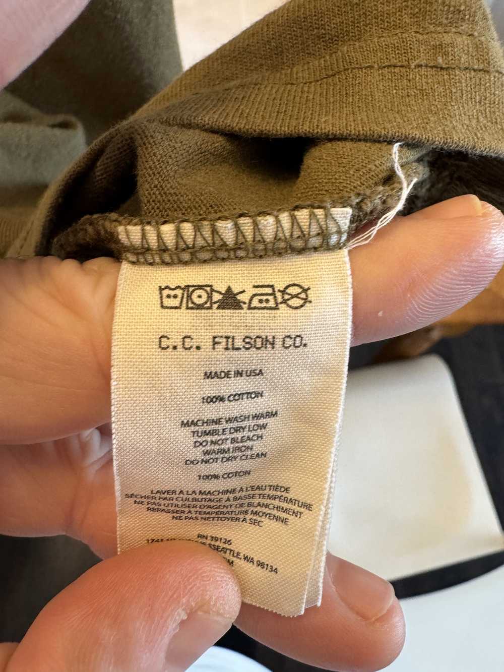 Filson Filson Dark Olive Pocket T Shirt (made in … - image 3