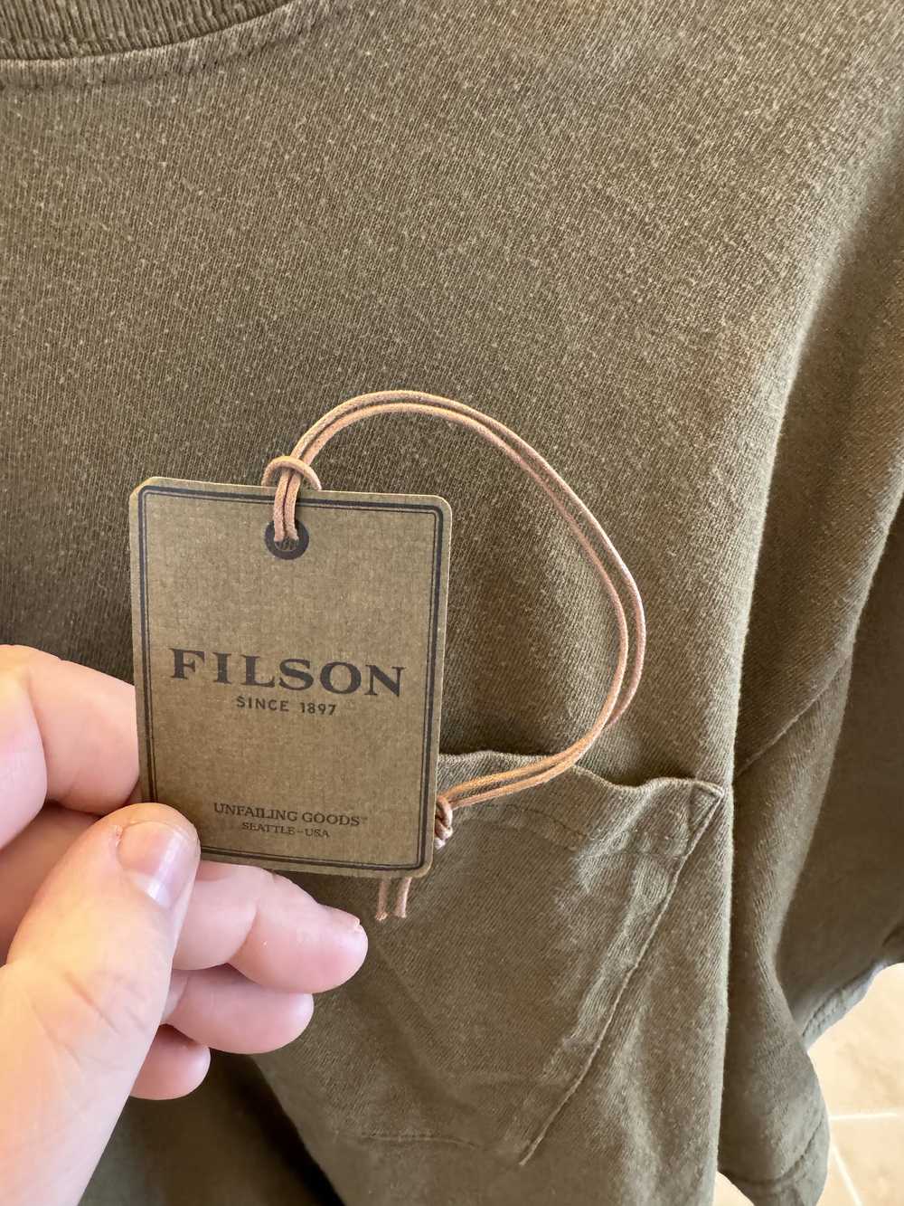 Filson Filson Dark Olive Pocket T Shirt (made in … - image 4