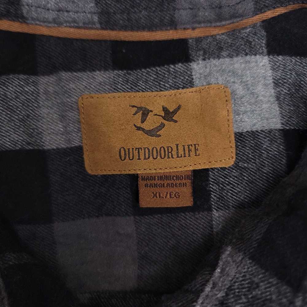 Outdoor Life Outdoor Life Tartan Flannel Shirt Me… - image 3