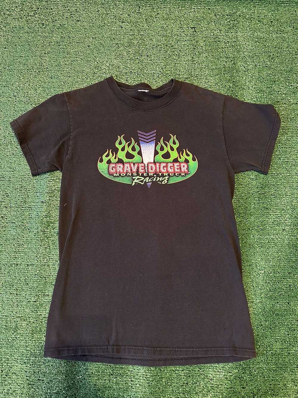 Vintage 2000s Monster Truck Grave Digger Tee - image 1