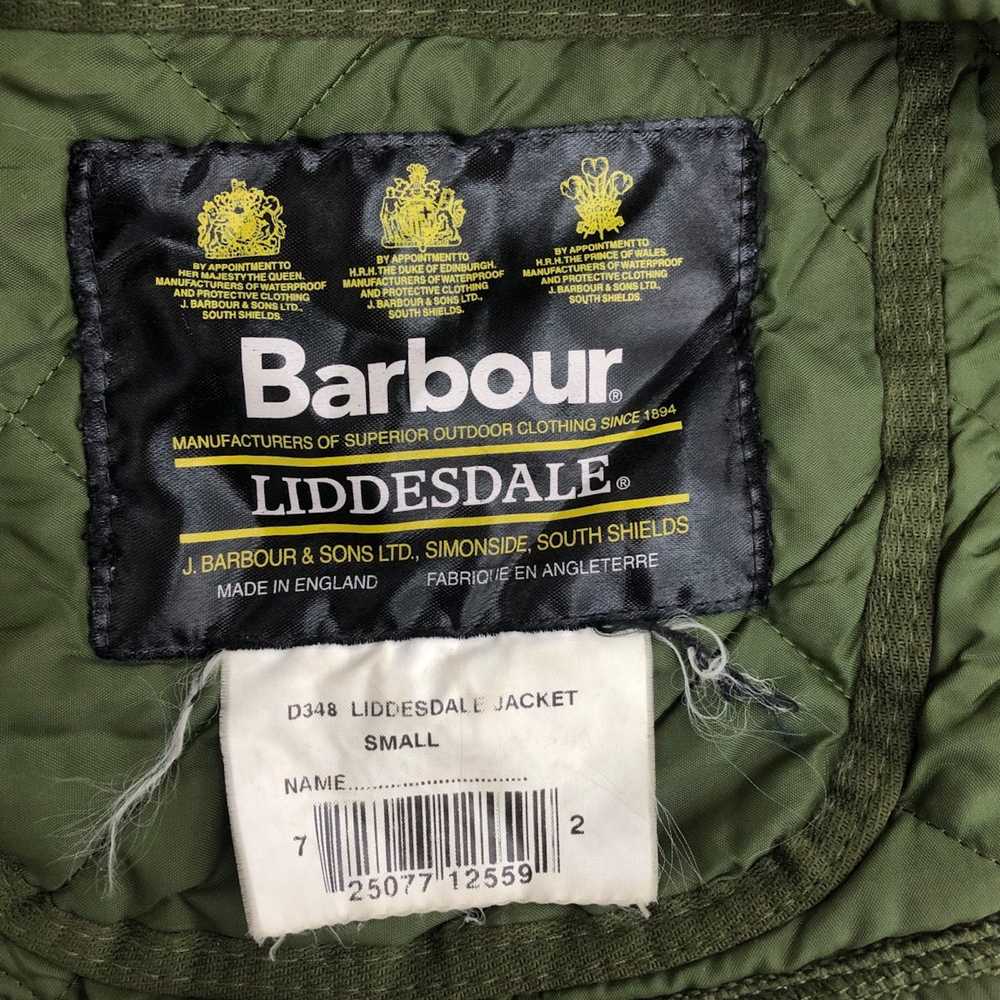 Barbour × Vintage Vintage BARBOUR LIDDESDALE Diam… - image 4