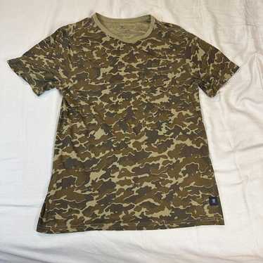Roark Roark T Shirt size S Garment Dyed Green Cam… - image 1