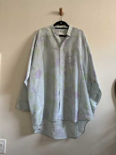 Jil Sander Blue Acid Flower Akron Shirt $850