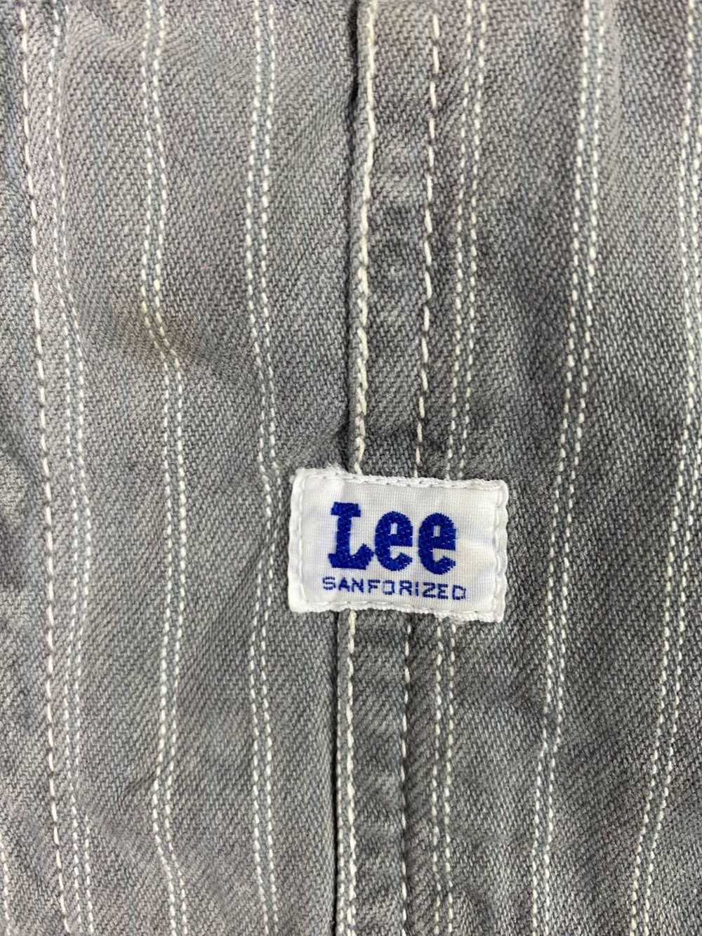 Lee × Vintage vintage lee hickory striped overall… - image 5