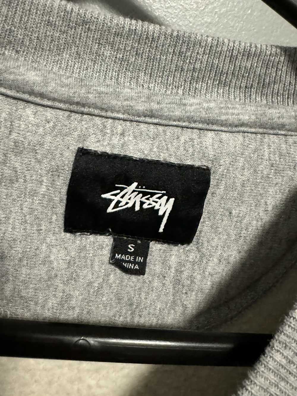 Stussy Grey authentic Stussy international crew n… - image 4