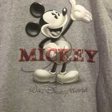 Walt Disney Mickey Mouse tshirt.  Gray with Micke… - image 1