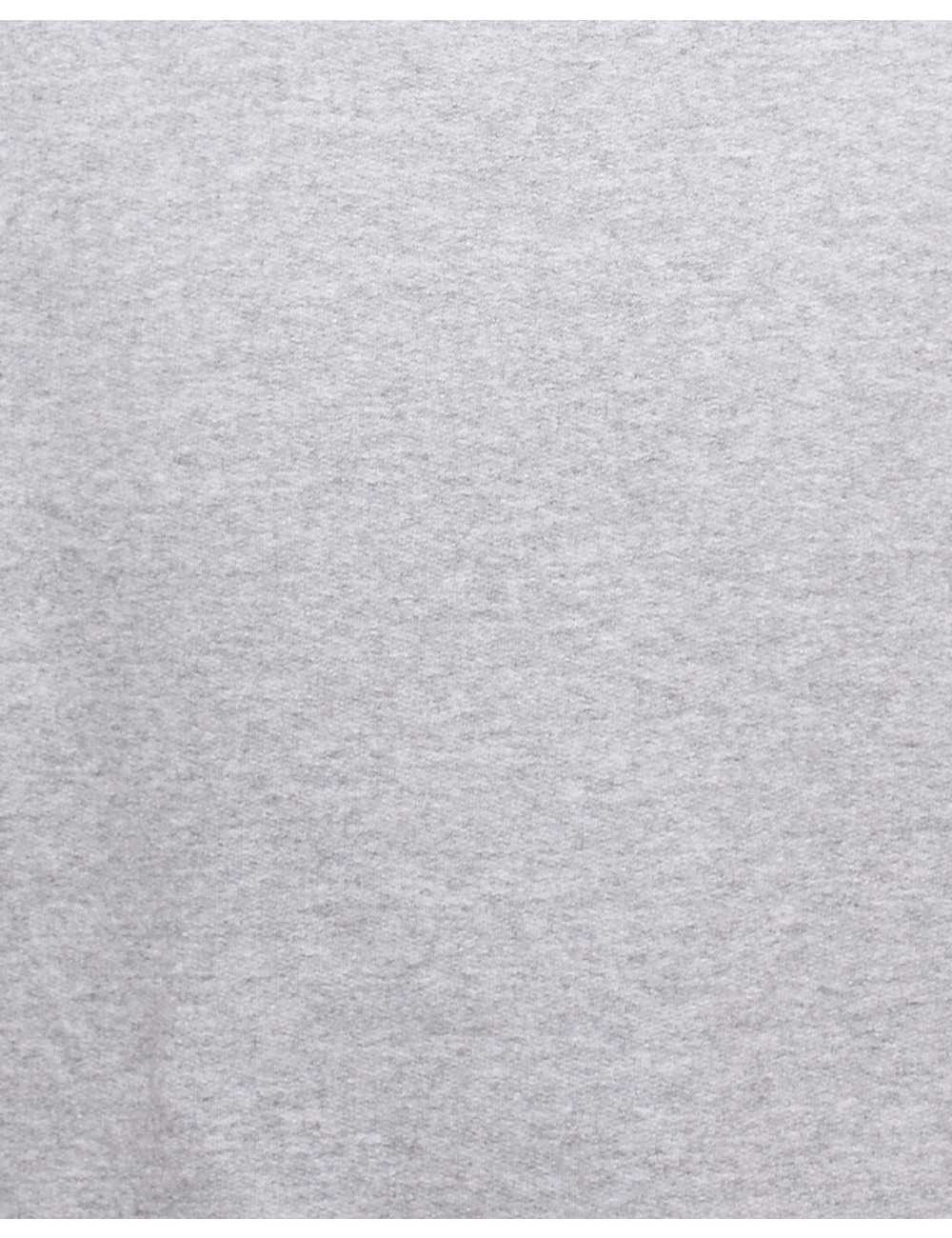 Grey Plain Round Neck Sweatshirt - M - image 3