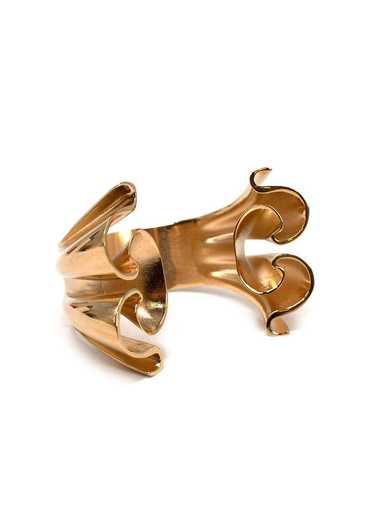 Managed by hewi JW Anderson Gold Plated Folded Cuf