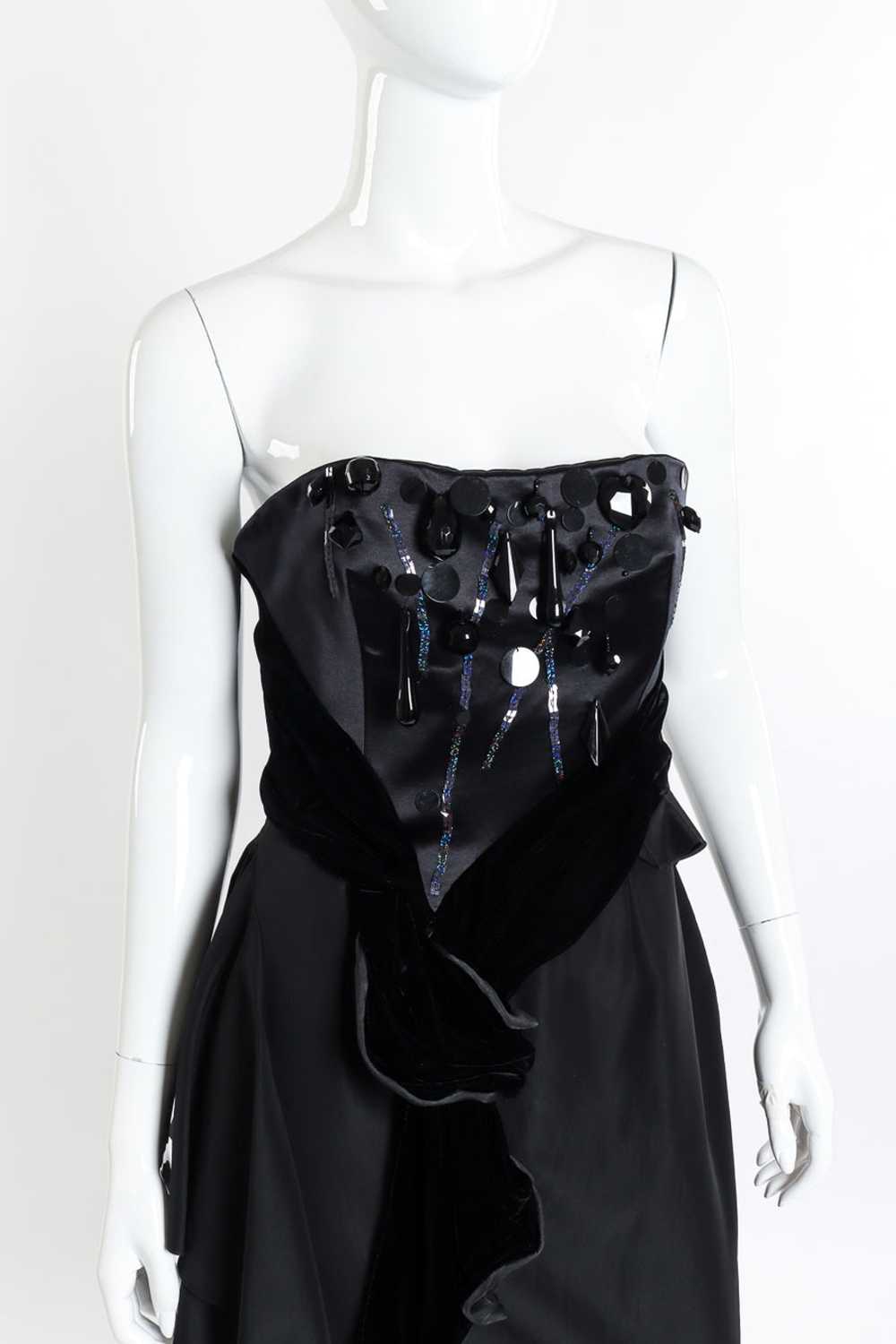 CHRISTIAN LACROIX Beaded Strapless Gown - image 4