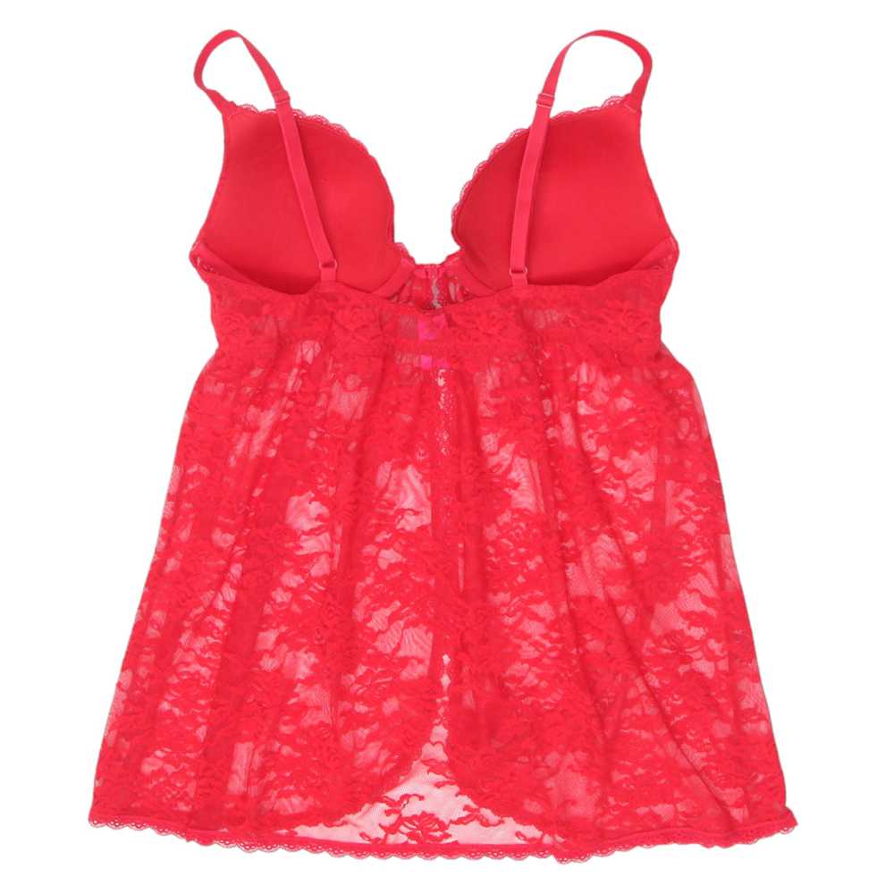 Ladies La Senza Red Lace Front Closure Lingerie - image 2