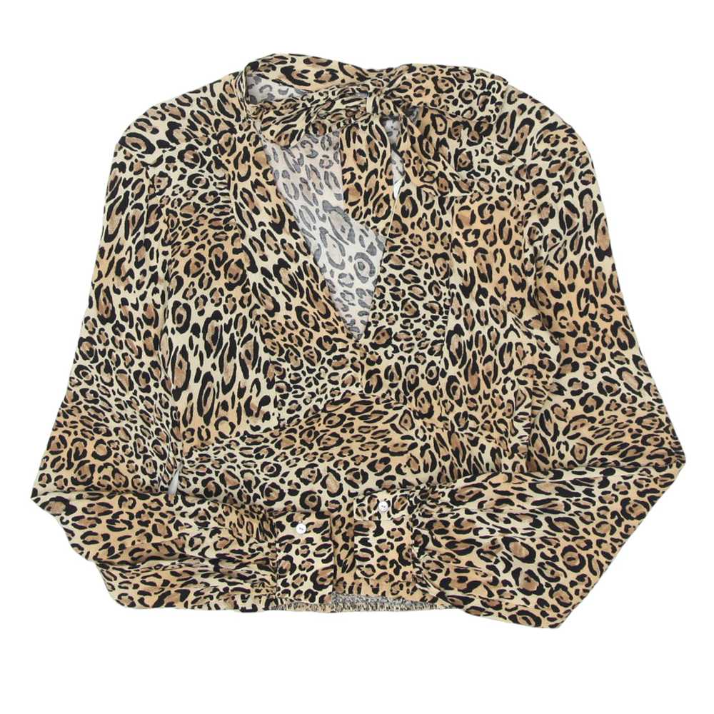 Ladies Stradivarius Leopard Print Long Sleeve Top - image 1