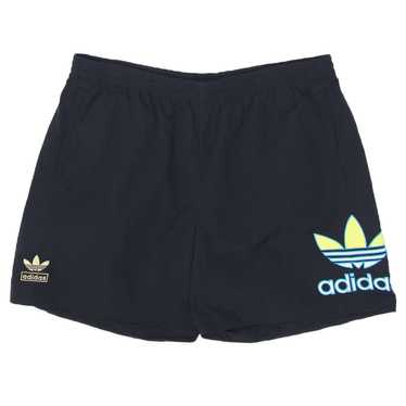 Mens Adidas Originals Embroidered Black Nylon Sho… - image 1