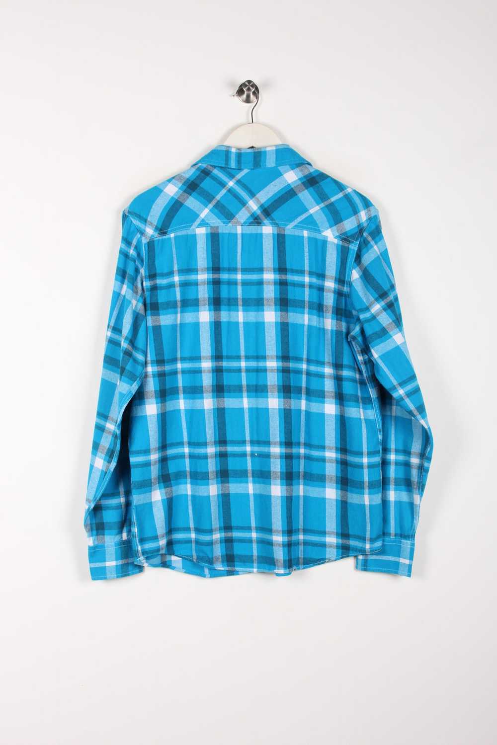 Vintage Plaid Flannel Shirt Medium - image 3
