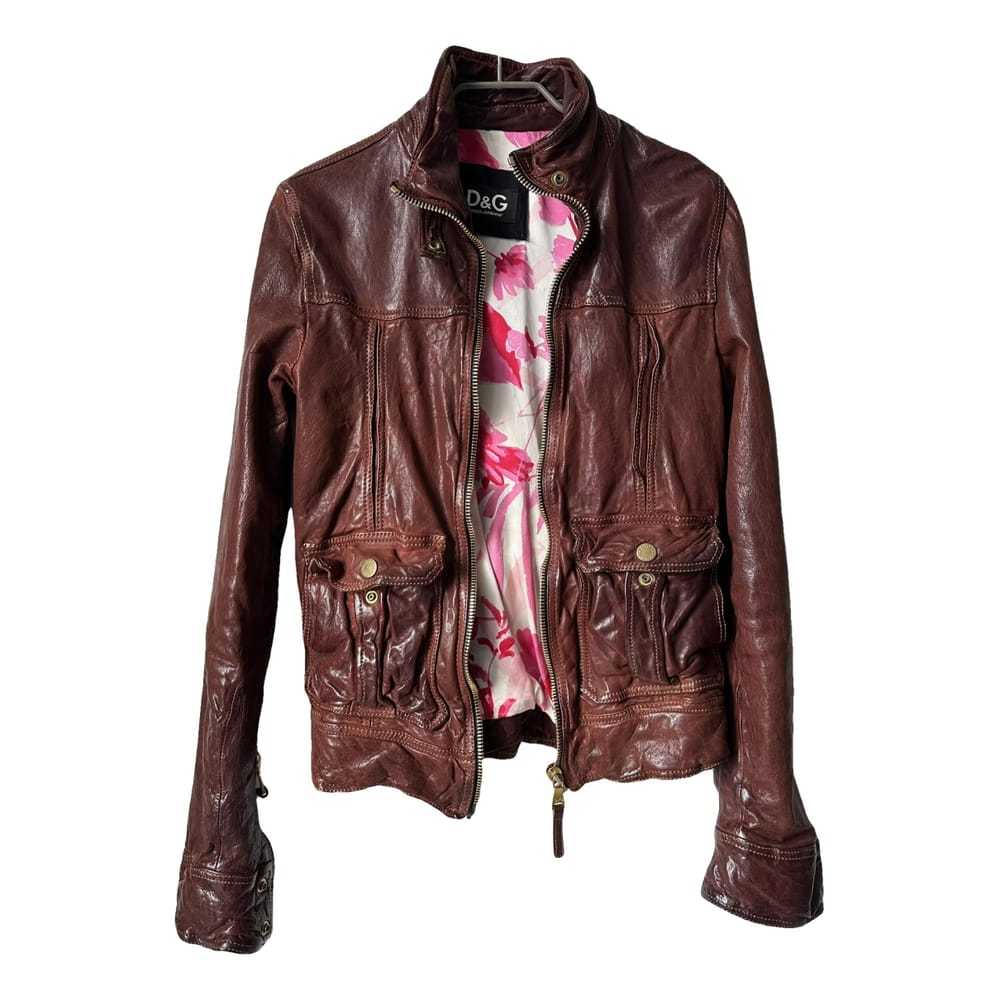 D&G Leather biker jacket - image 1