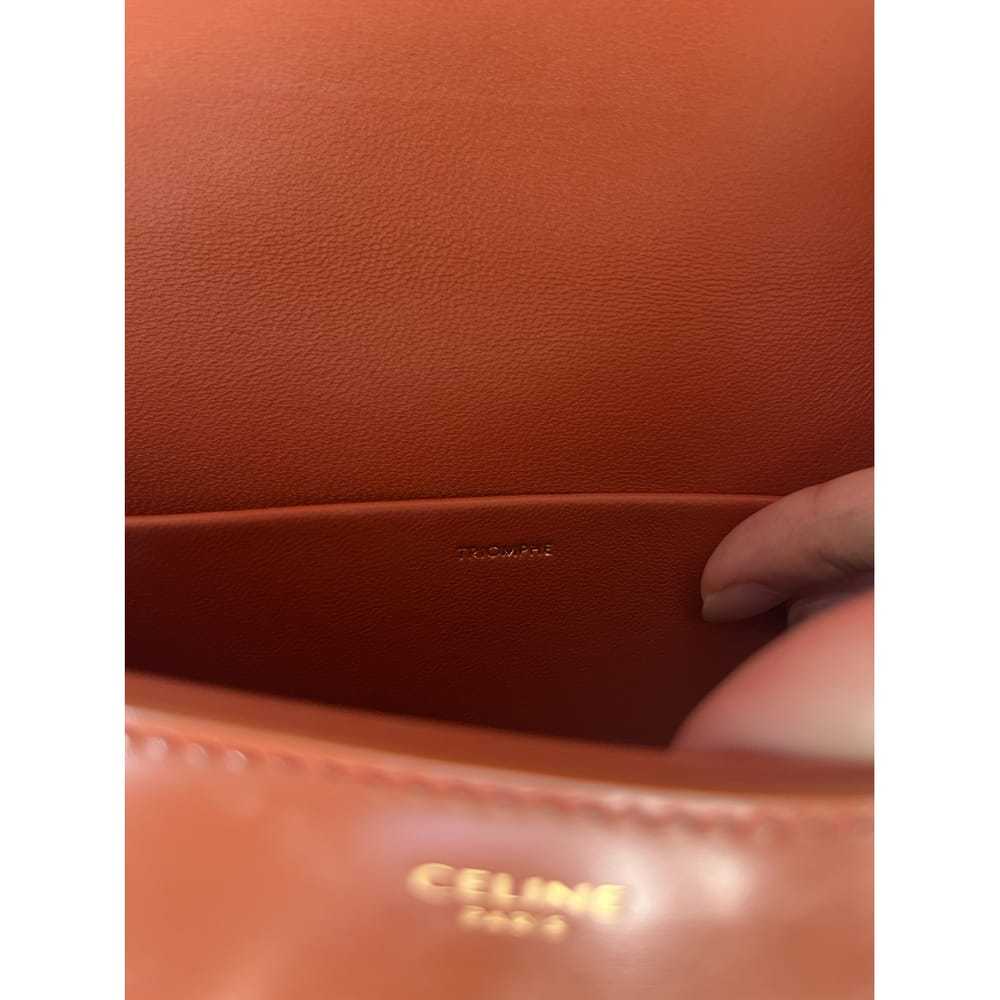 Celine Triomphe Long leather handbag - image 7