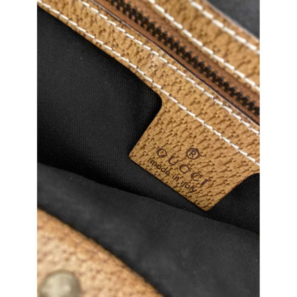 Gucci Vintage Bamboo Hobo cloth handbag - image 2