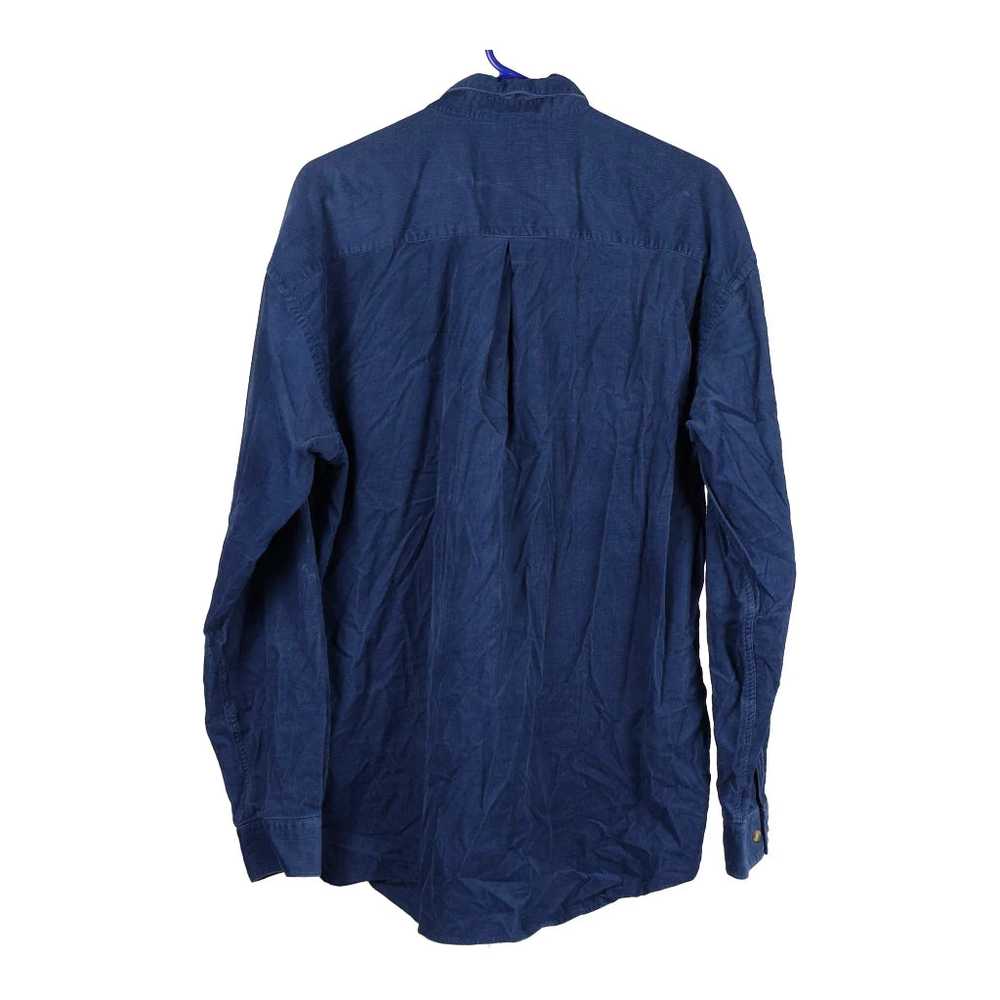 John Henry Shirt - Large Blue Cotton - image 2