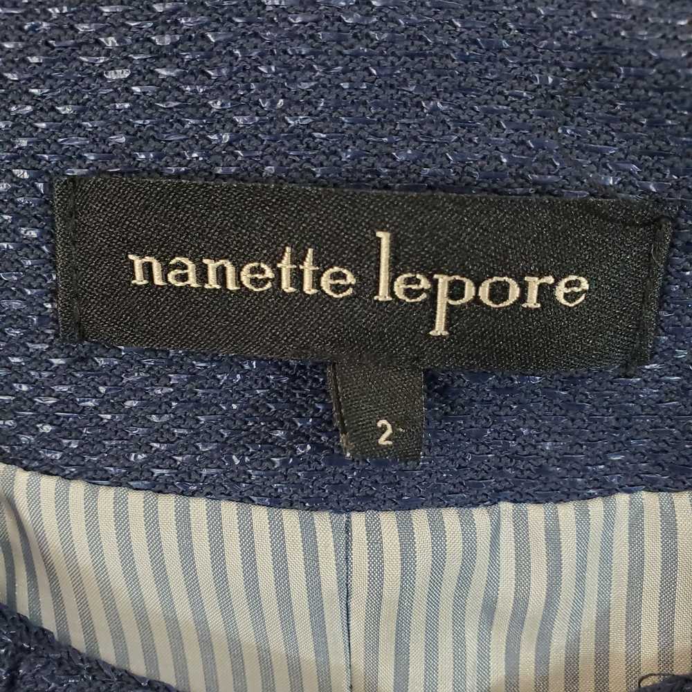 Nanette Lepore Women Blue 2pc Skirt Set Sz 2/4 NWT - image 3