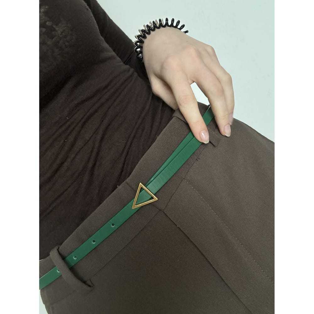 Bottega Veneta Triangle leather belt - image 5
