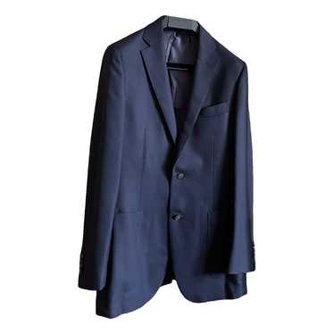 Navy Havana Suit Jacket in Pure S110's Wool