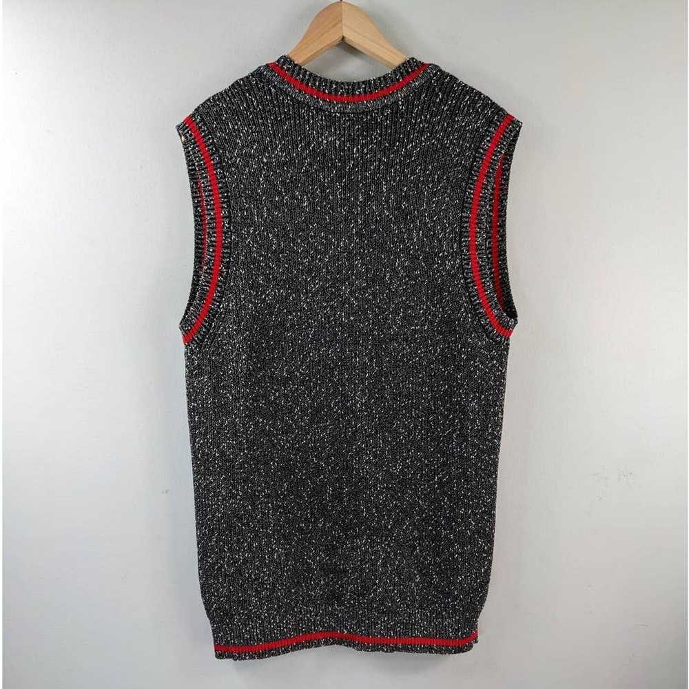 Vintage Sweater Vest Liz Claiborne Long Marled Bl… - image 3