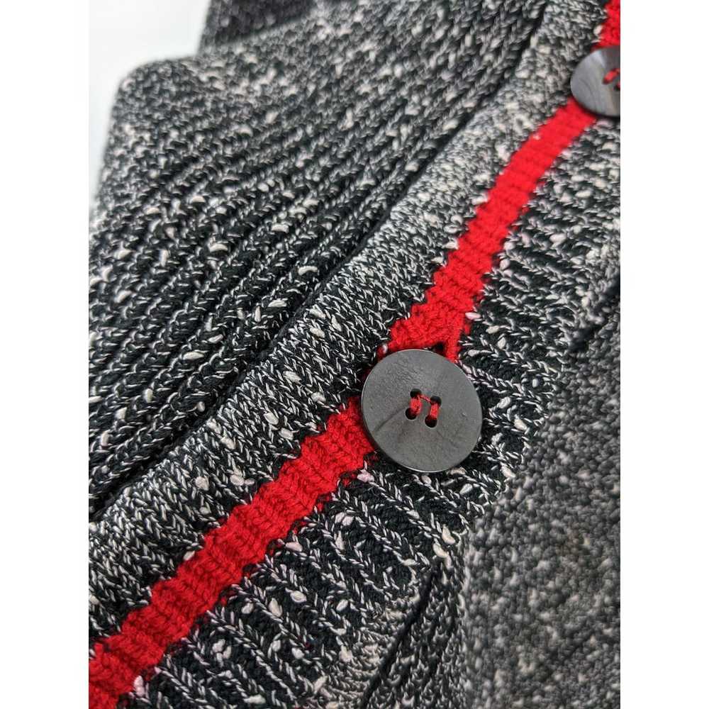 Vintage Sweater Vest Liz Claiborne Long Marled Bl… - image 7