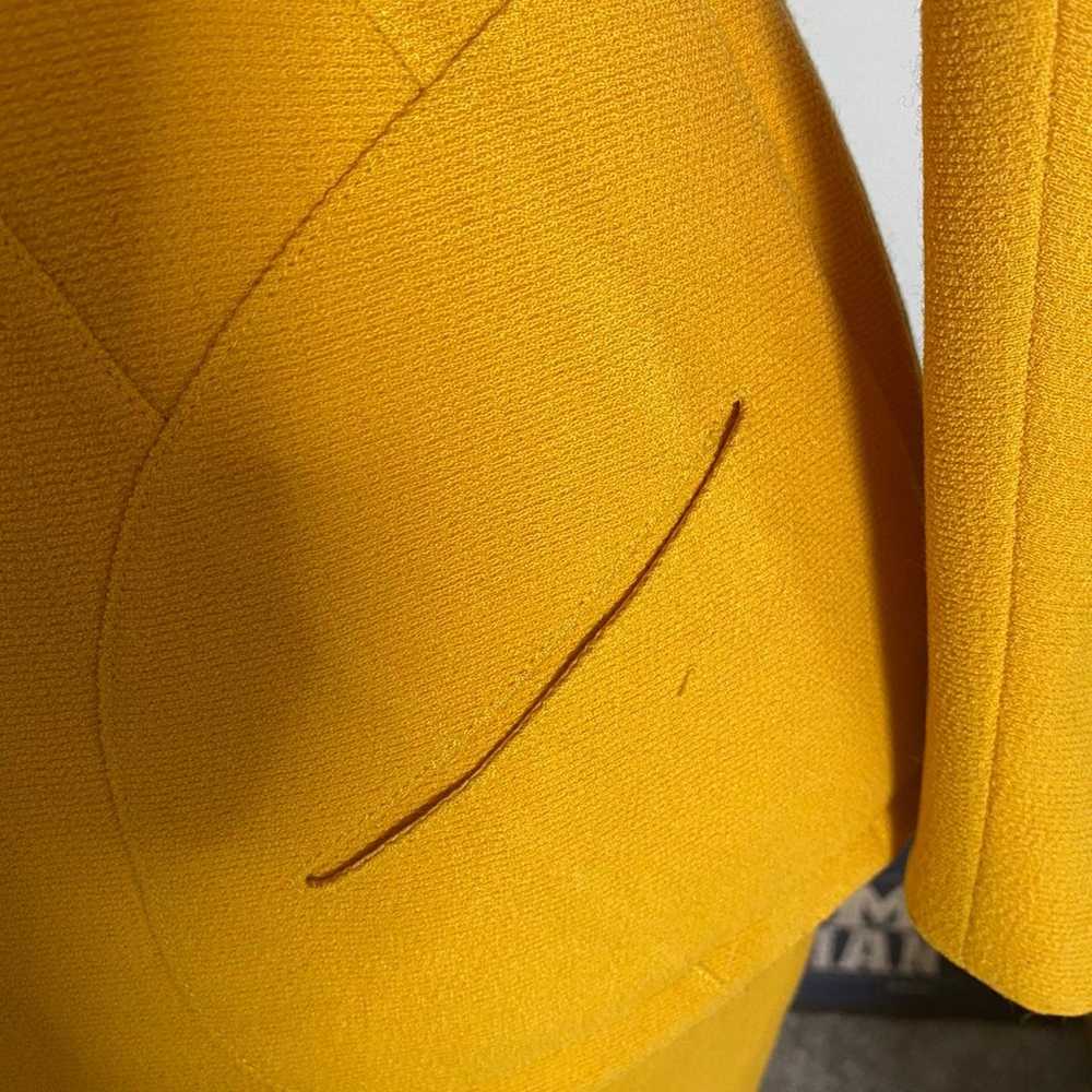 1980s Thierry Mugler Paris Vintage Yellow Skirt &… - image 10