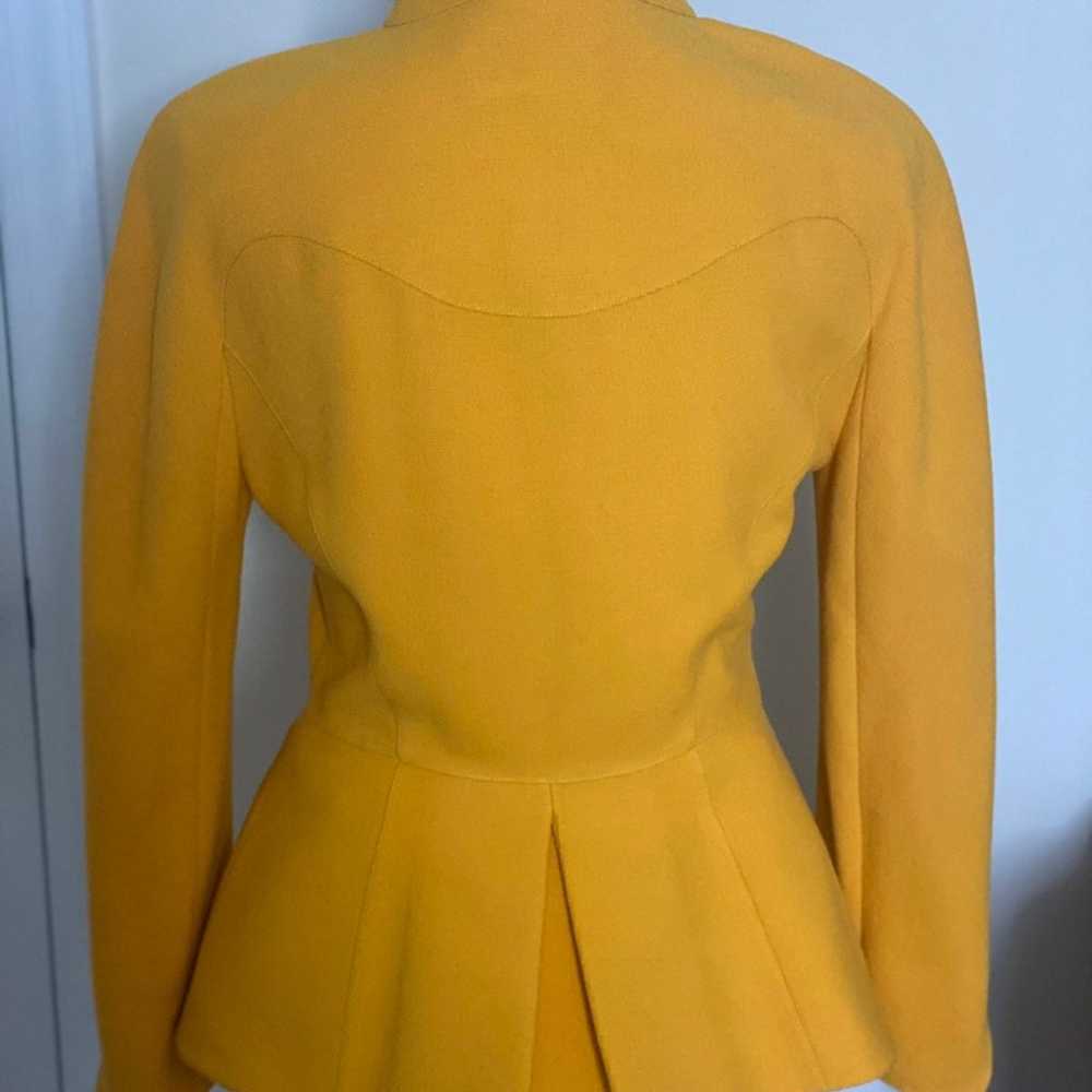 1980s Thierry Mugler Paris Vintage Yellow Skirt &… - image 2