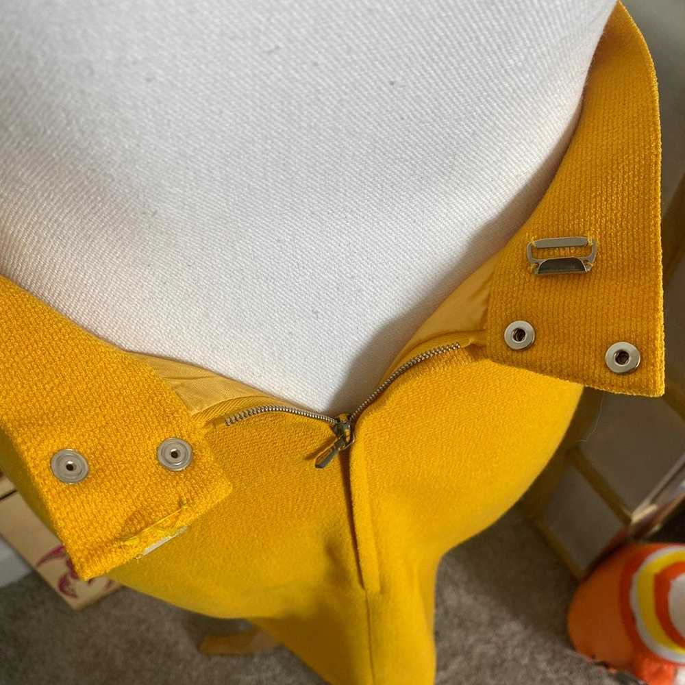 1980s Thierry Mugler Paris Vintage Yellow Skirt &… - image 6