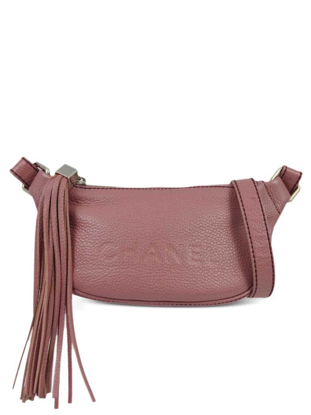 CHANEL Pre-Owned 2003 fringe leather belt bag - P… - image 1