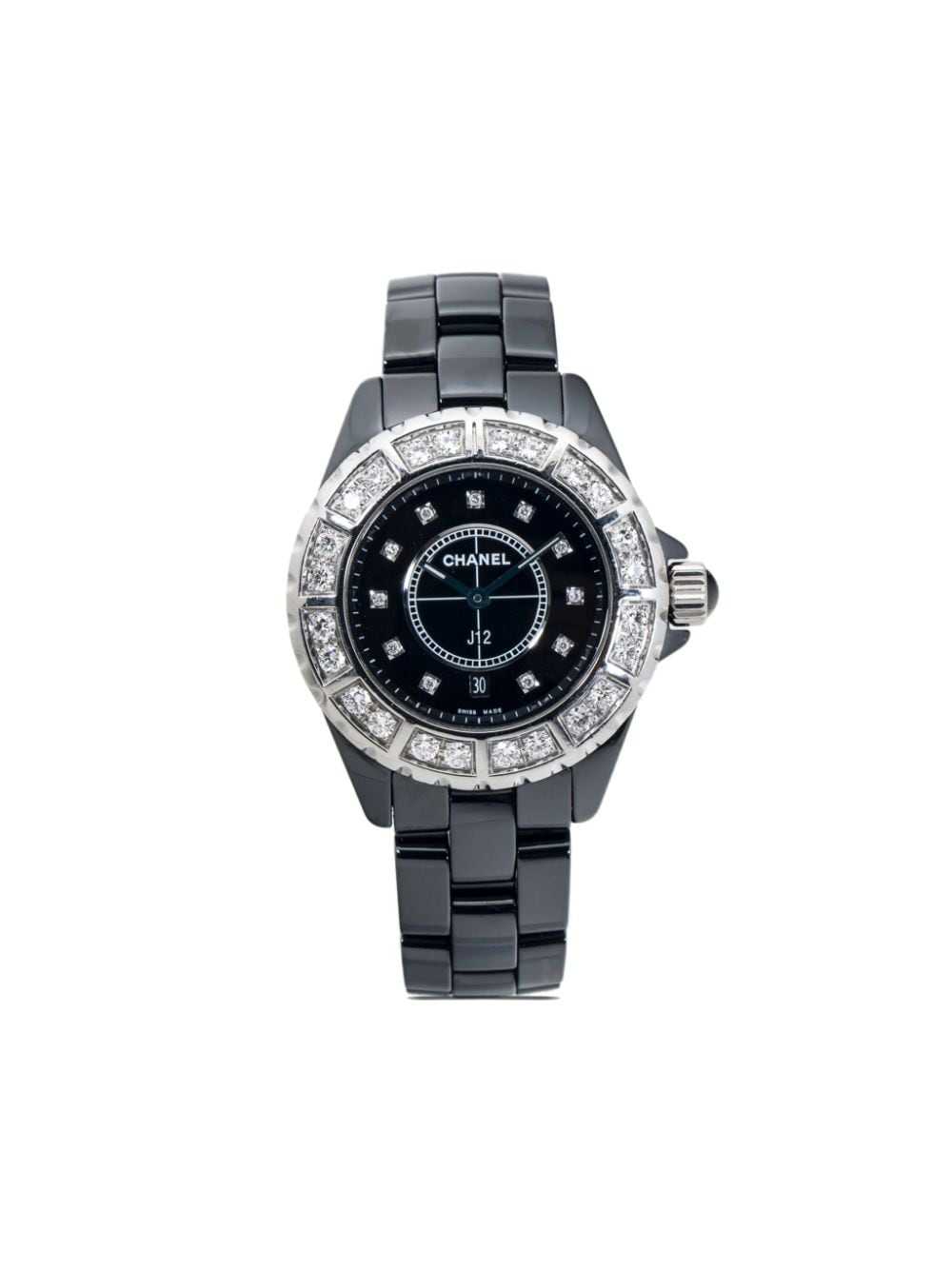 CHANEL Pre-Owned pre-owned J12 38mm - Black - image 1