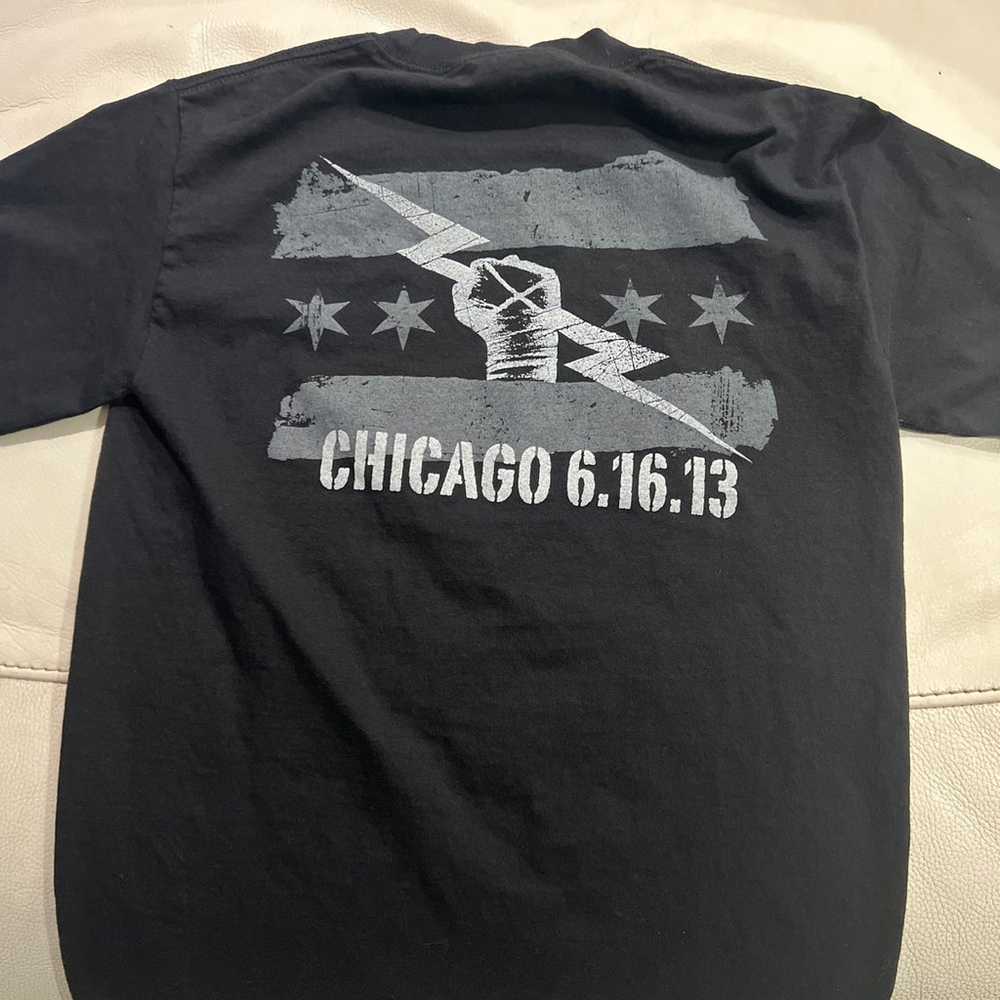 Cm Punk Shirt Limited Chicago Payback Dated 6/16/… - image 3