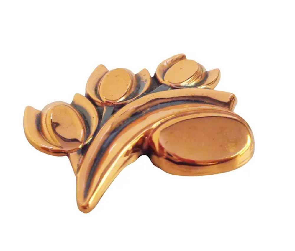 Copper Tulip Pin - image 2