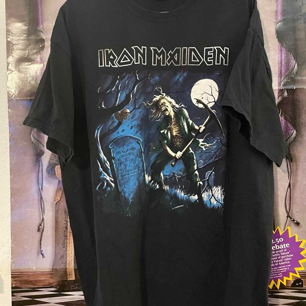 Iron Maiden tshirt vintage band shirt 2XL - image 1
