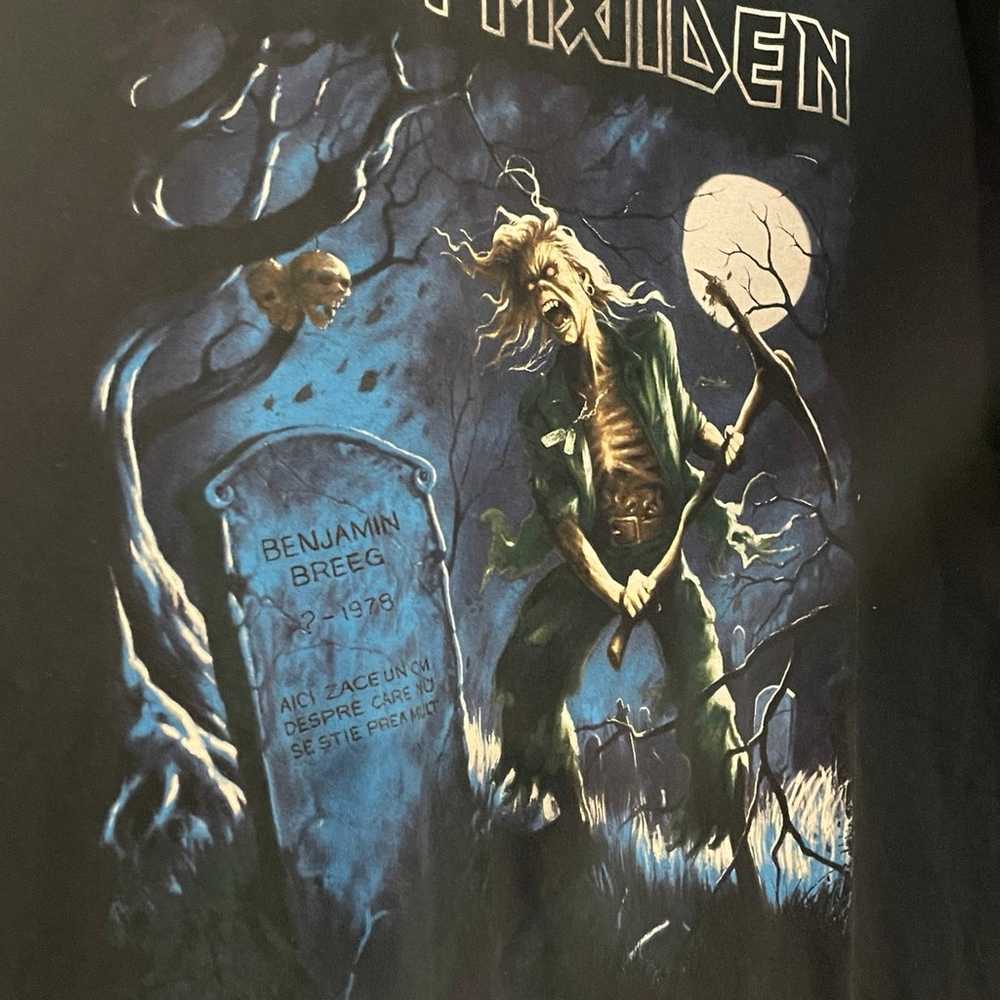 Iron Maiden tshirt vintage band shirt 2XL - image 3