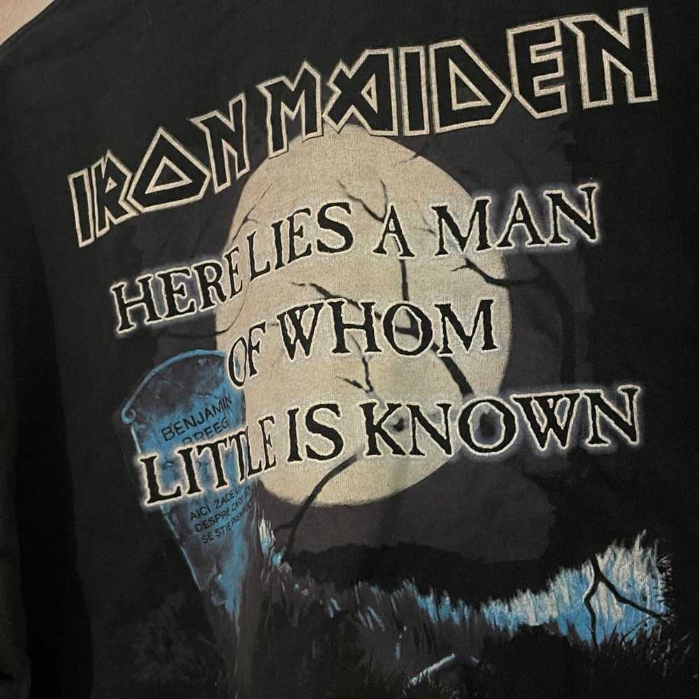 Iron Maiden tshirt vintage band shirt 2XL - image 5