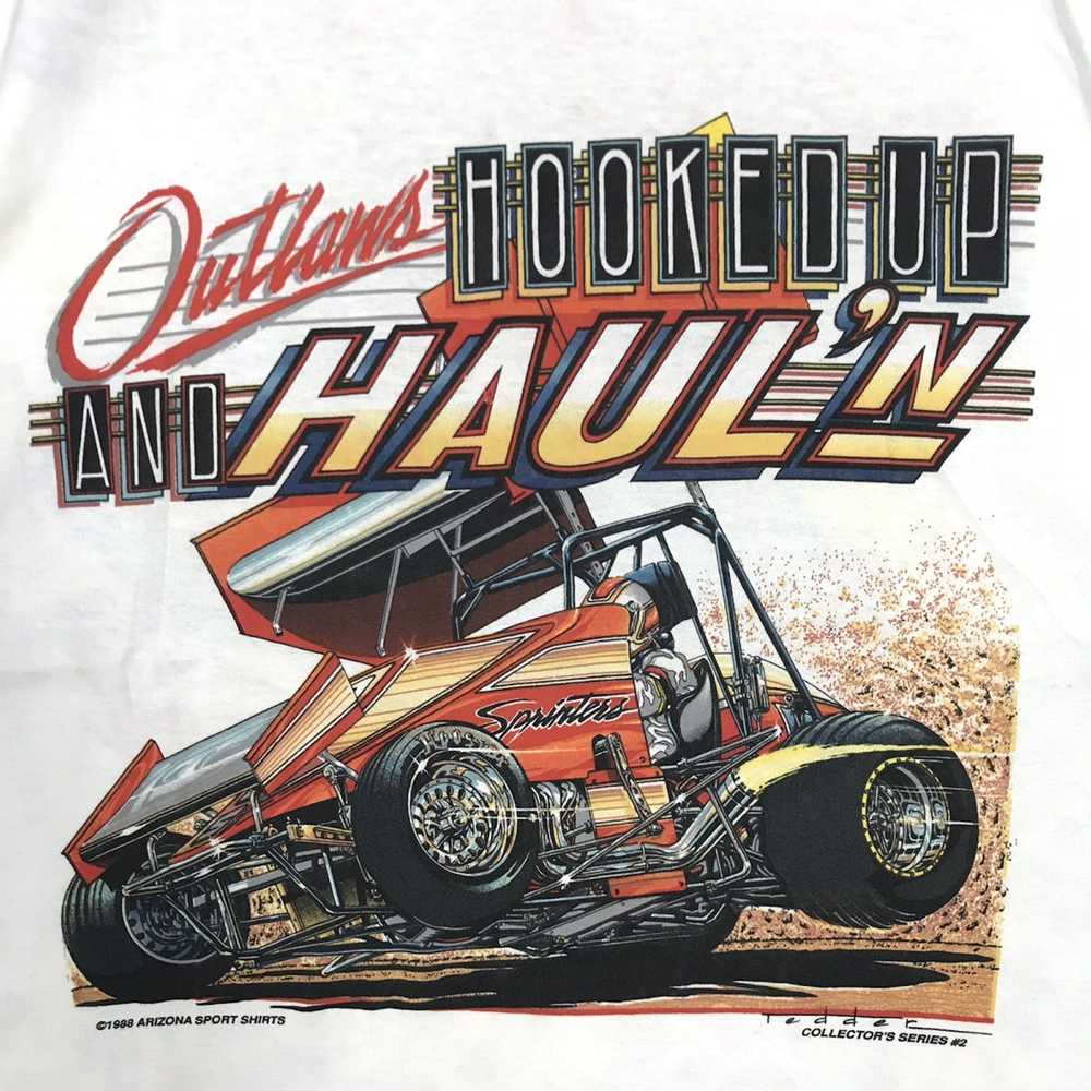 Racing × Vintage Vintage 80s Outlaws Hooked Up Ar… - image 3