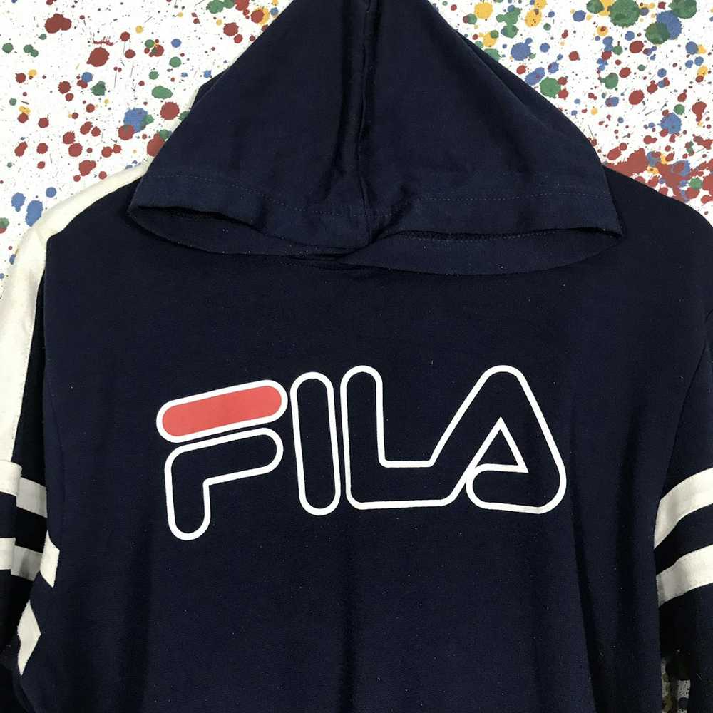 Fila × Vintage Rare!! Vintage FILA Big Logo Sweat… - image 5