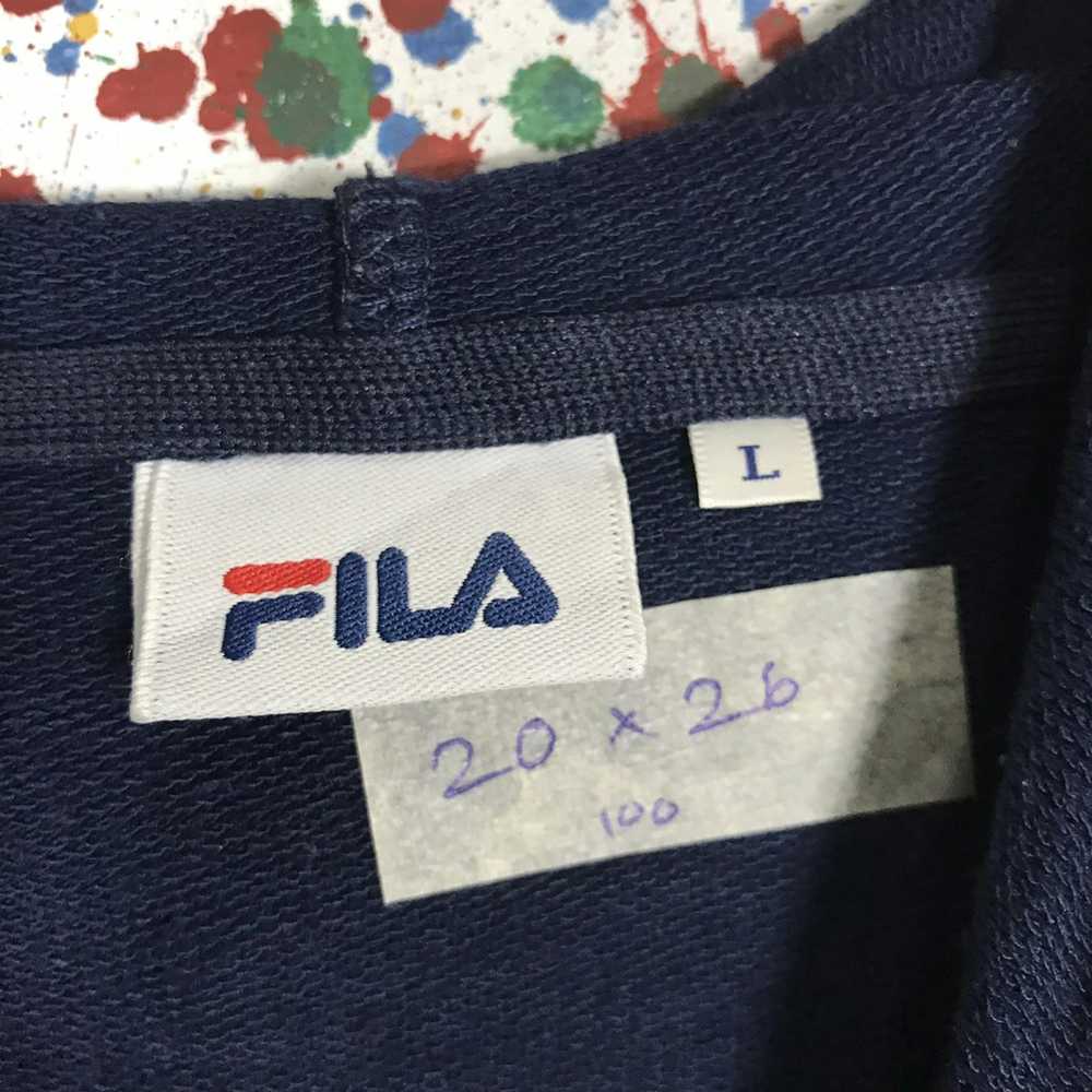 Fila × Vintage Rare!! Vintage FILA Big Logo Sweat… - image 6