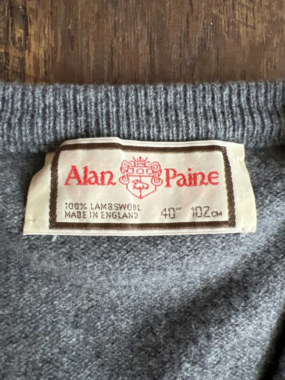 Alan Paine Vintage lambswool sweater - image 4