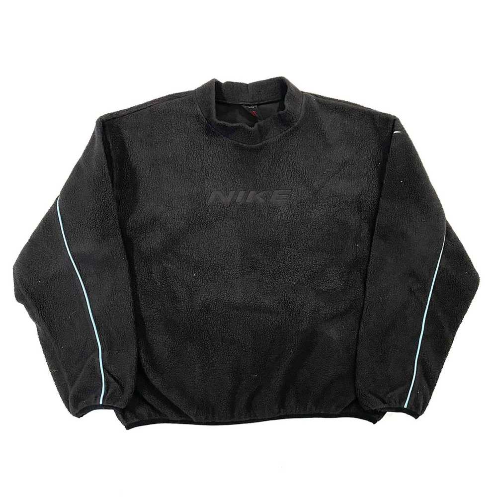 Nike × Vintage Vintage Nike Black Fleece Sweatshi… - image 1